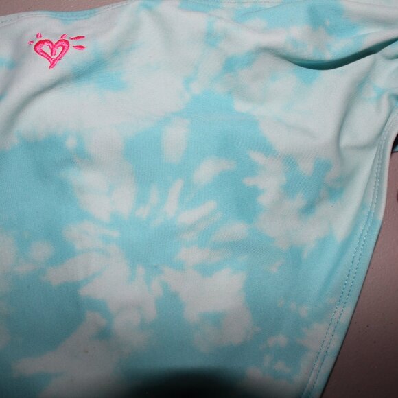 Blue & White 2 Pcs Justice Tankini Swimsuit Size 14 - Picture 11 of 11